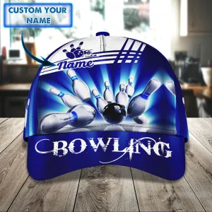 Bowling - Personalized Name Cap -Loop- Hd98 95