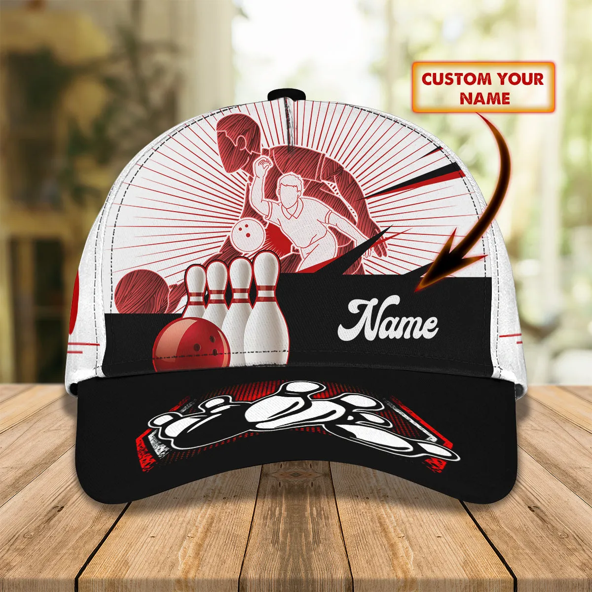 Bowling - Personalized Name Cap - Loop - Nsd99 97