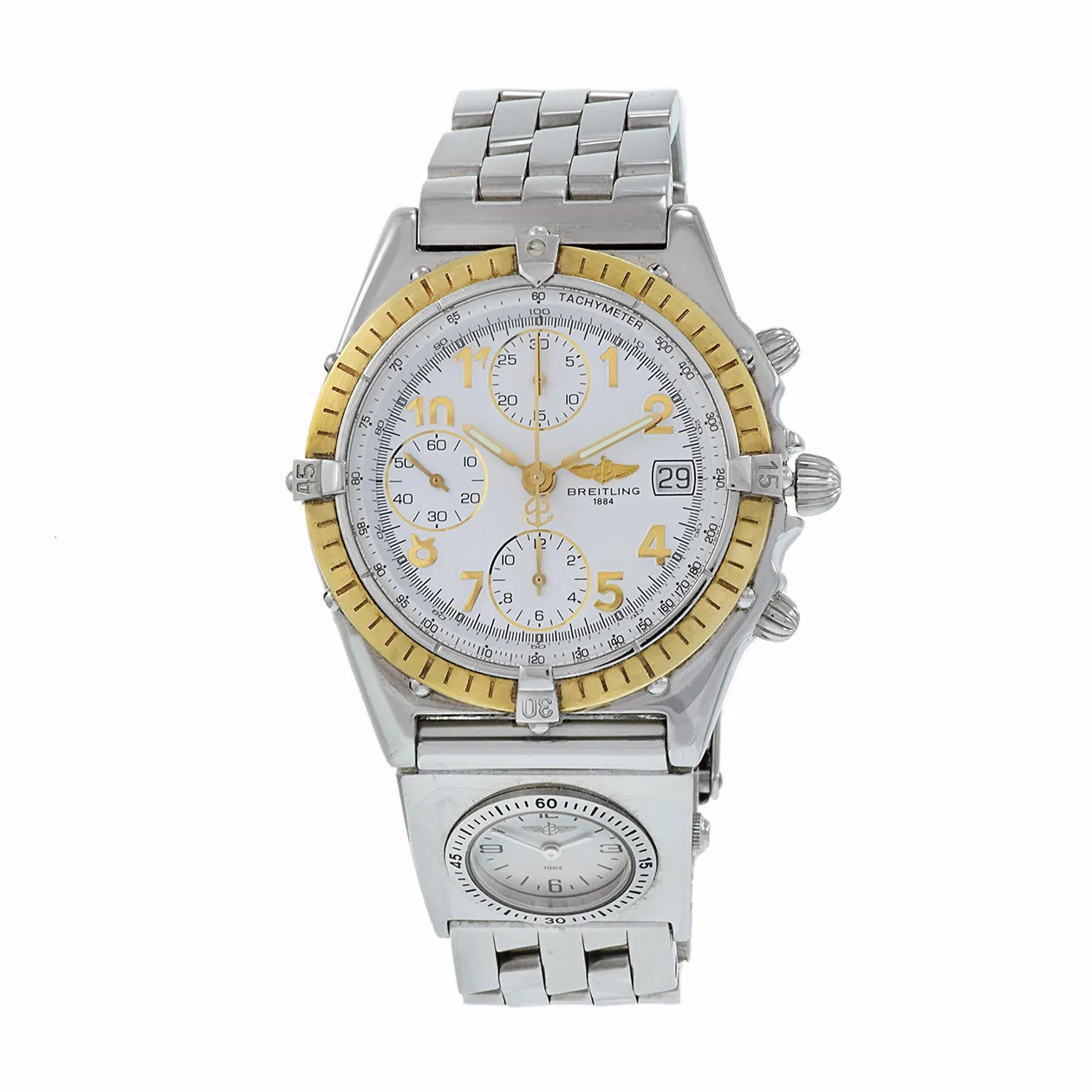 Breitling Chronomat Steel and 18K Gold With UTC Automatic Watch