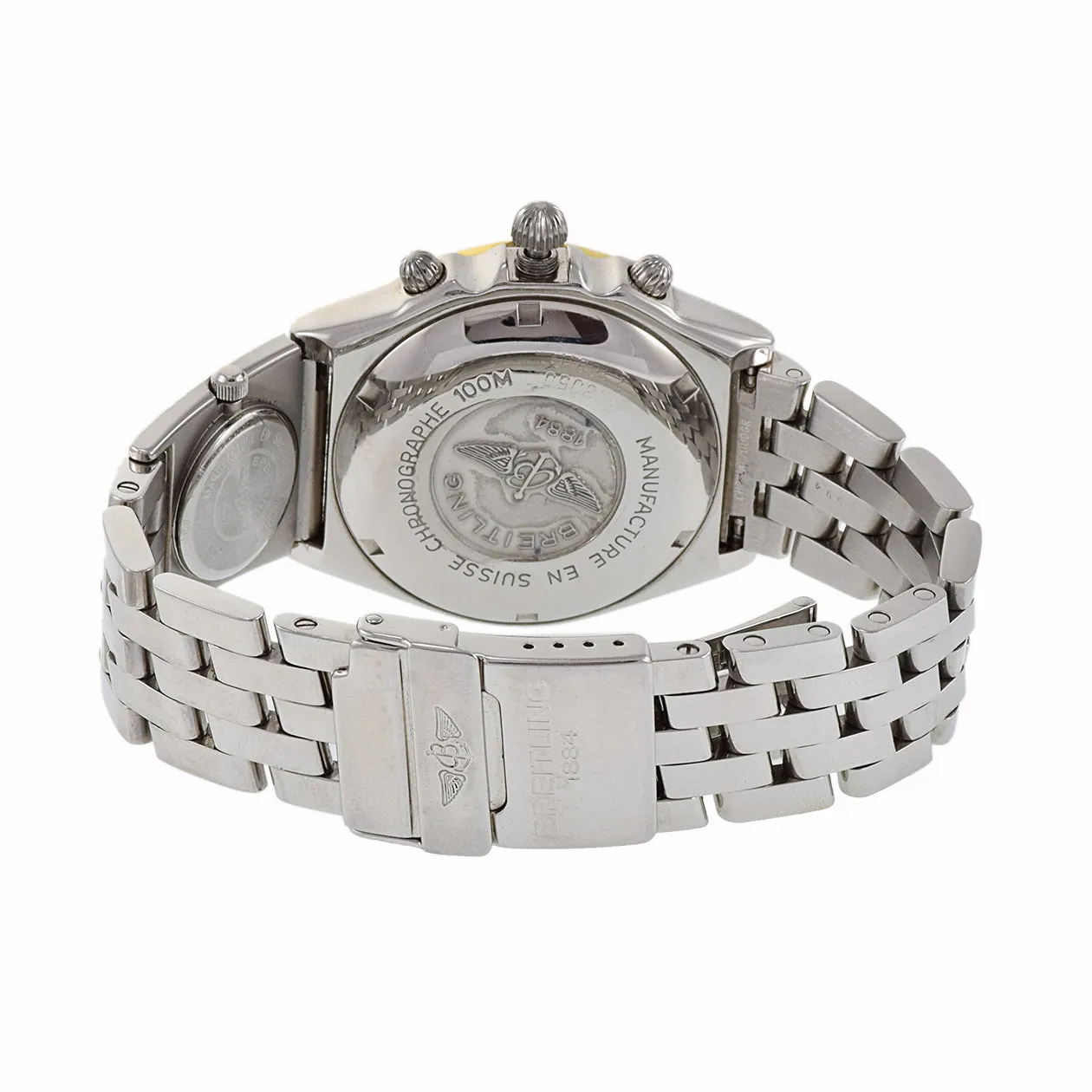 Breitling Chronomat Steel and 18K Gold With UTC Automatic Watch