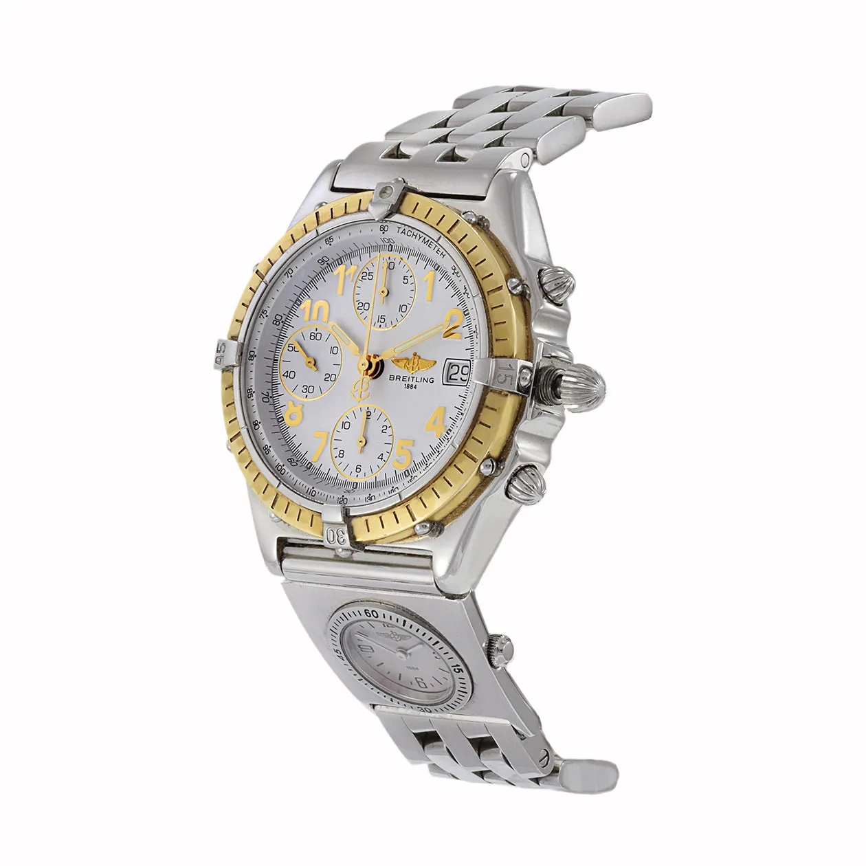Breitling Chronomat Steel and 18K Gold With UTC Automatic Watch
