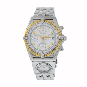Breitling Chronomat Steel and 18K Gold With UTC Automatic Watch