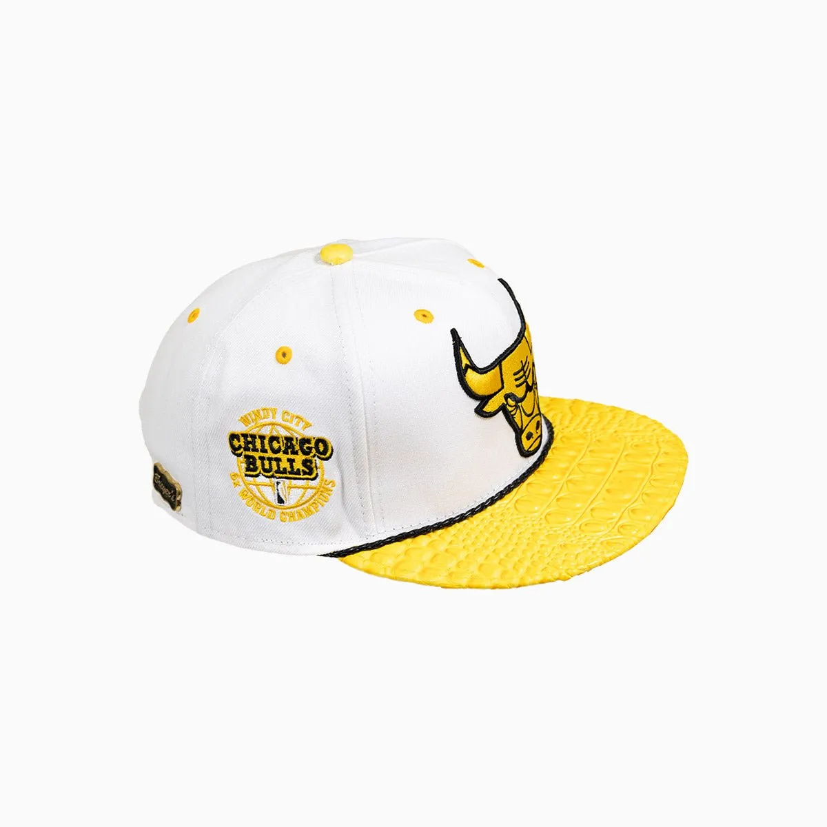 Breyer's Buck 50 Chicago Bulls Hat With Leather Visor