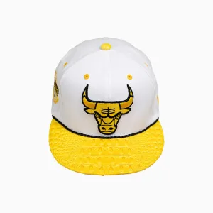 Breyer's Buck 50 Chicago Bulls Hat With Leather Visor