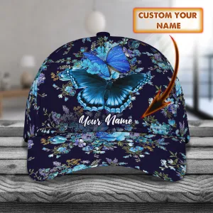 Butterfly - Personalized Name Cap - Loop - Vhv-cap-083
