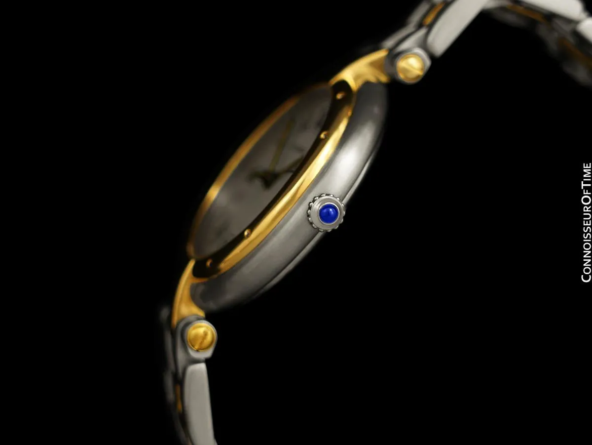 Cartier Panthere (Cougar) VLC Vendome Mens Midsize - Stainless Steel & 18K Gold