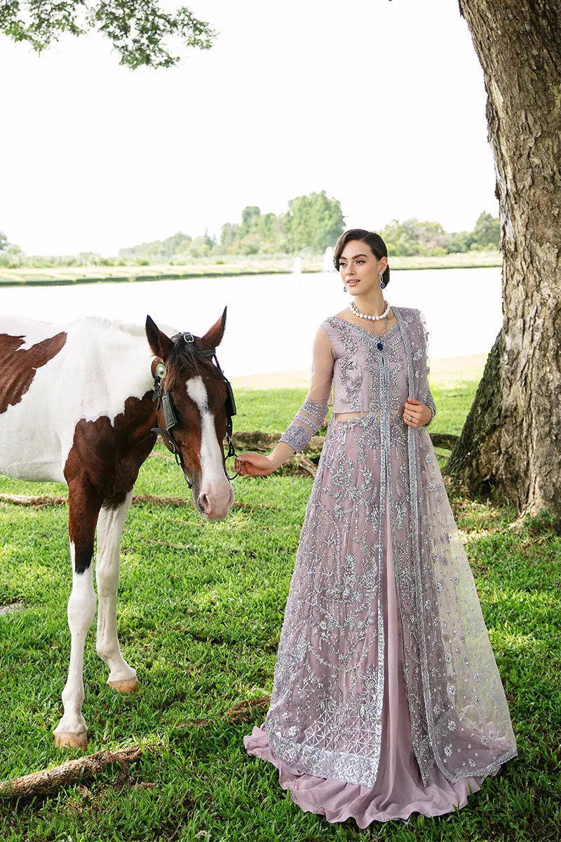 Claire TDL22-03 | Mushq Serendipity Trousseau De Luxe 2022 Luxury Wedding Collection | Embroidered Net Suits