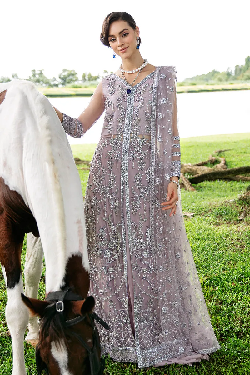 Claire TDL22-03 | Mushq Serendipity Trousseau De Luxe 2022 Luxury Wedding Collection | Embroidered Net Suits