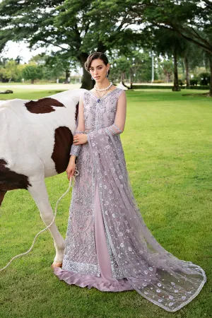 Claire TDL22-03 | Mushq Serendipity Trousseau De Luxe 2022 Luxury Wedding Collection | Embroidered Net Suits