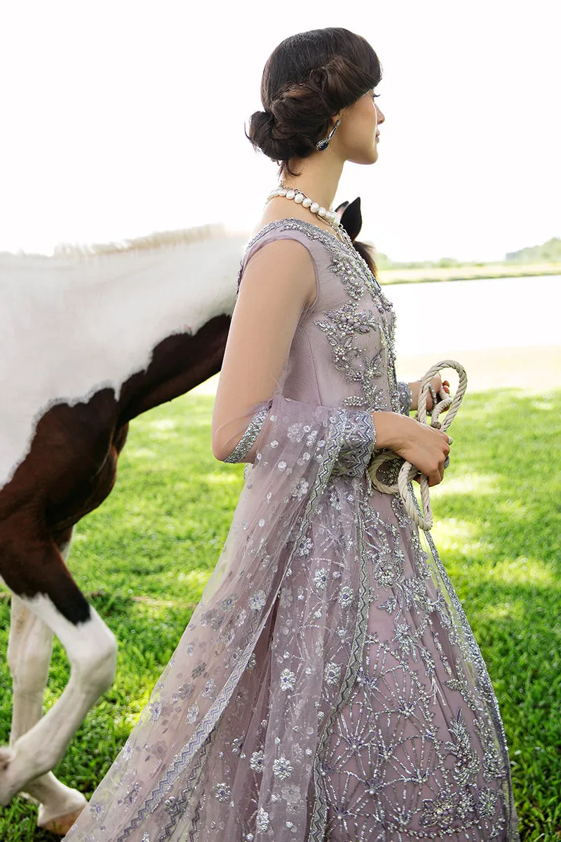 Claire TDL22-03 | Mushq Serendipity Trousseau De Luxe 2022 Luxury Wedding Collection | Embroidered Net Suits