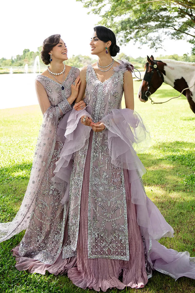 Claire TDL22-03 | Mushq Serendipity Trousseau De Luxe 2022 Luxury Wedding Collection | Embroidered Net Suits