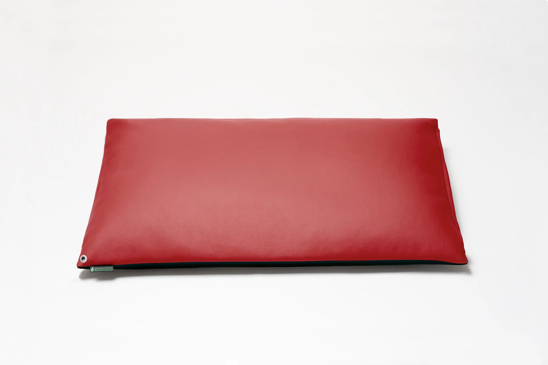Classic Black/Candy Apple Red 2-Tone Pillow Cover