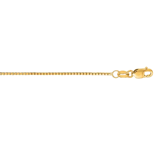 Classic Box Chain - 14K Yellow Gold