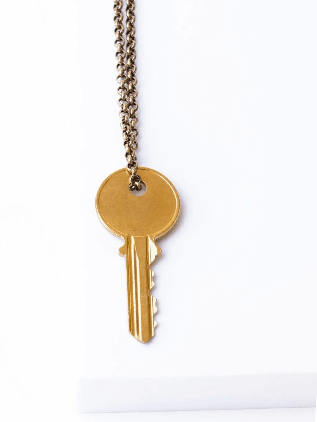 Classic Key Gold Chain Necklace