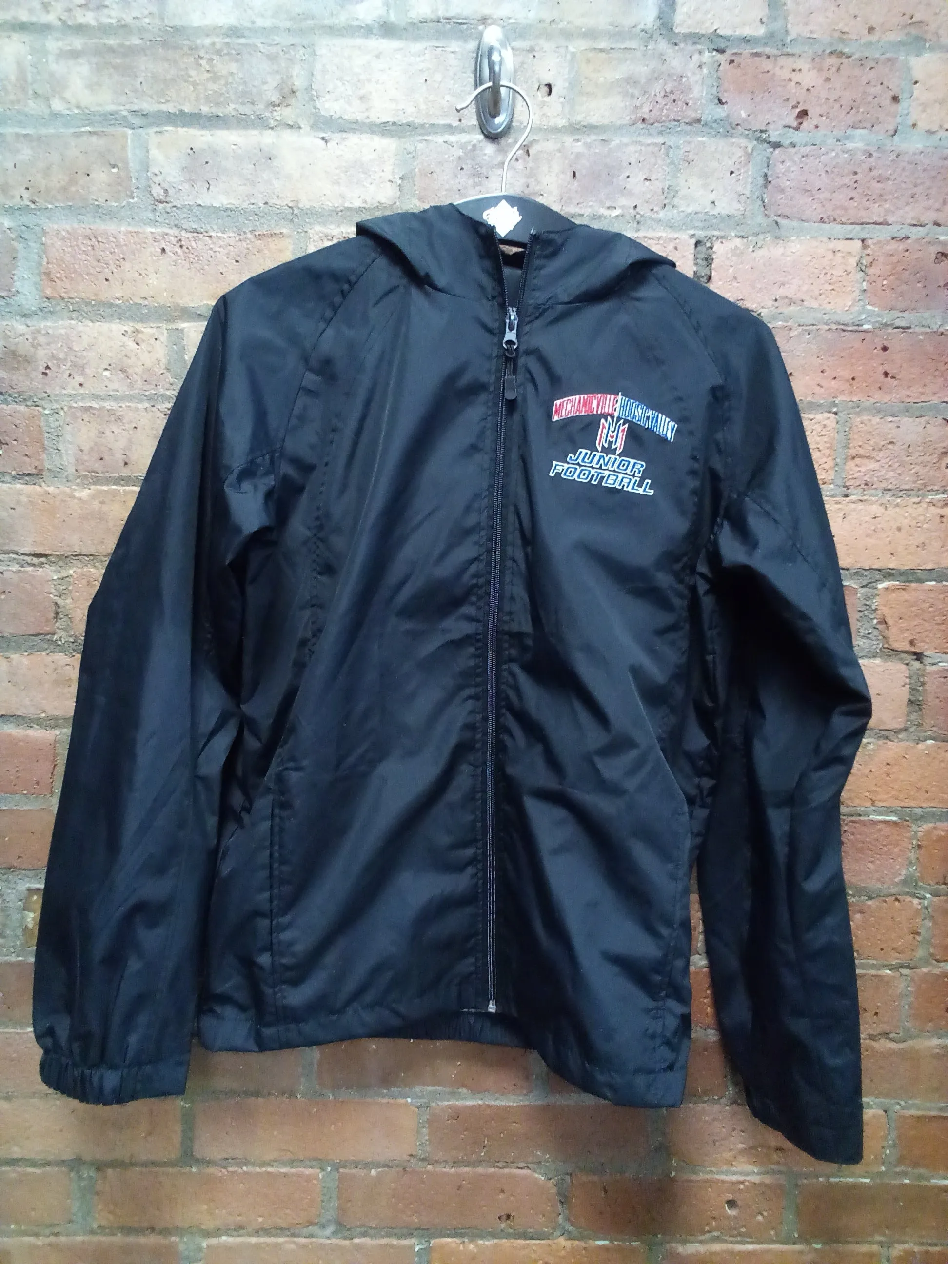 CLEARANCE - Mechanicville-Hoosic Valley Junior Football Youth Hooded Jacket - Size Large