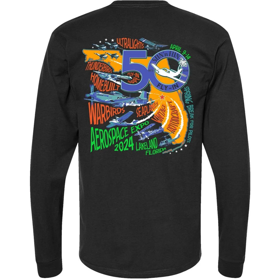 Collage SUN 'n FUN 2024 Long Sleeve T-Shirt