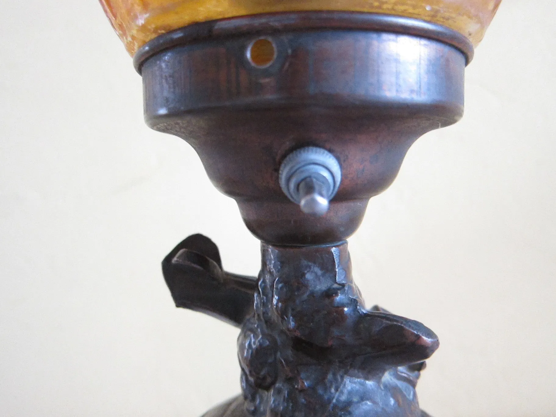 Collectible Will Rogers & Wiley Post Aviation Decor Collectible Table Lamp Sculpture