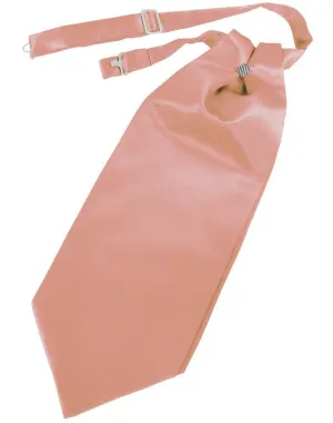 Coral Luxury Satin Cravat