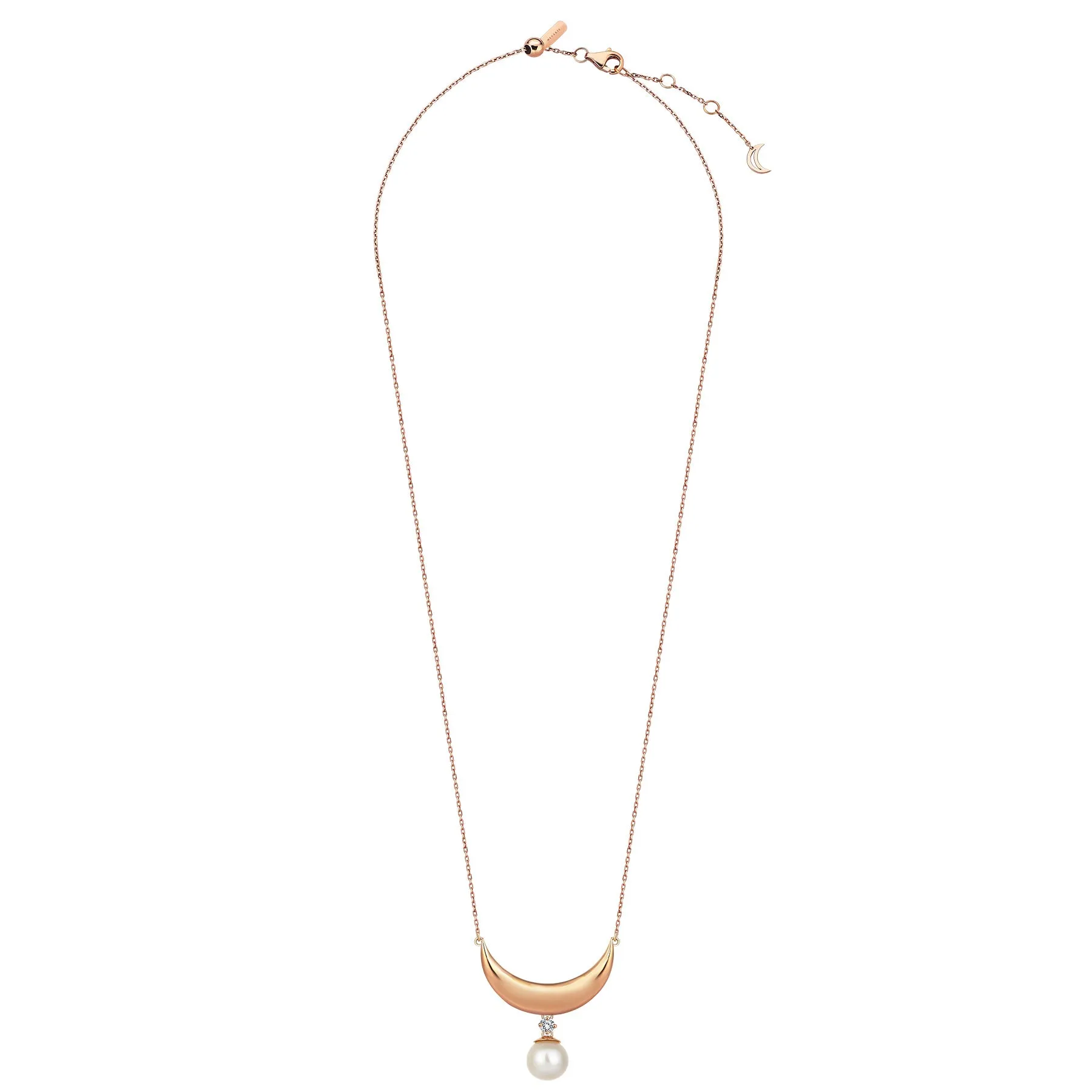 CRESCENT PEARL PENDANT