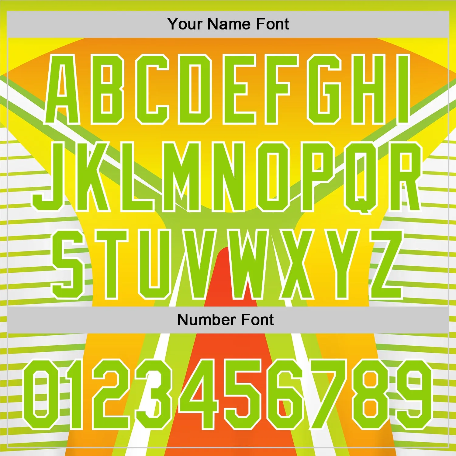 Custom Orange Neon Green-White 3D Pattern Design Abstract Sport Authentic Baseball Jersey