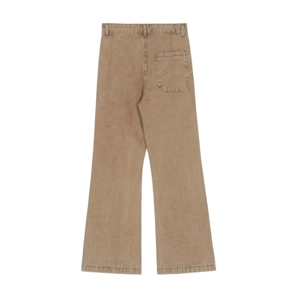 DF| Heavy Starburst Daisy Embroidery Jeans