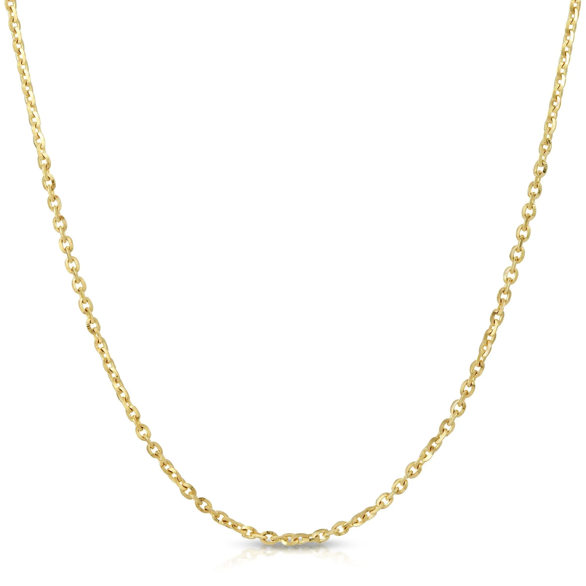 Diamond Cut 14k Gold Necklace Chain