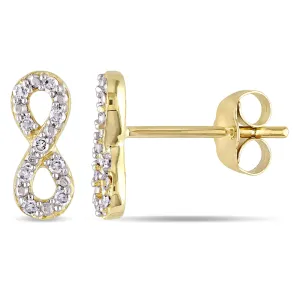 Diamond Infinity Earrings