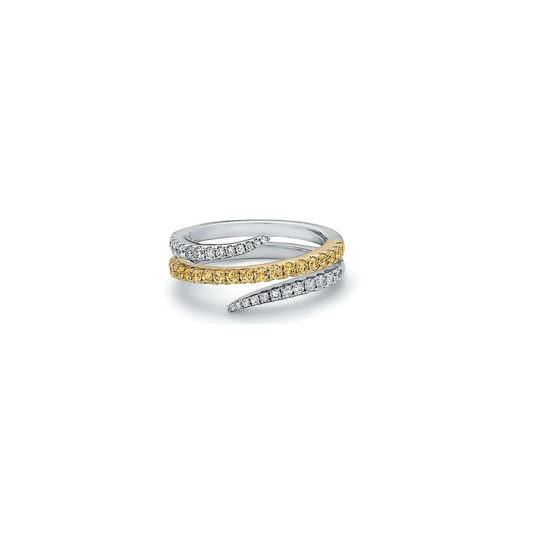 Diamond Swirl Ring