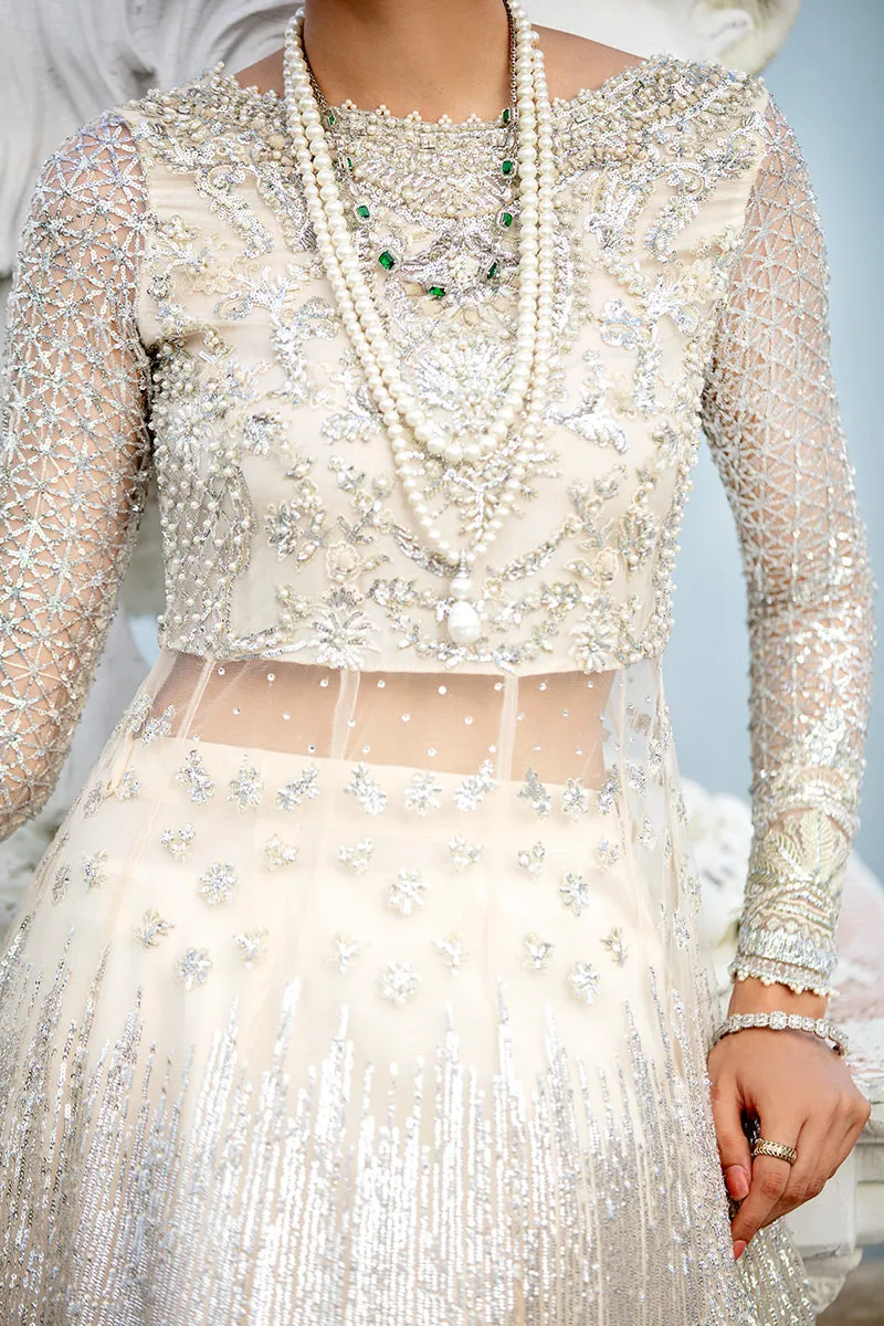 Ember TDL22-04 | Mushq Serendipity Trousseau De Luxe 2022 Luxury Wedding Collection | Embroidered Net Suits