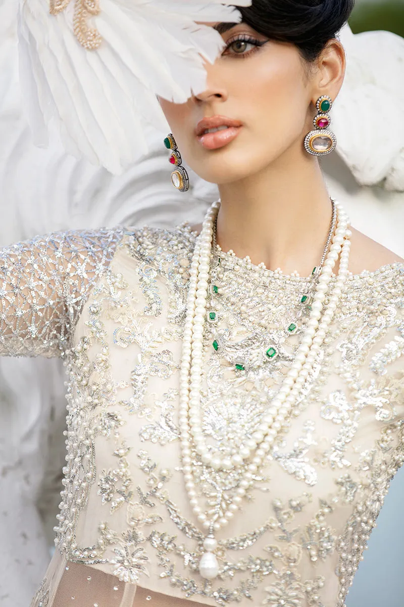 Ember TDL22-04 | Mushq Serendipity Trousseau De Luxe 2022 Luxury Wedding Collection | Embroidered Net Suits