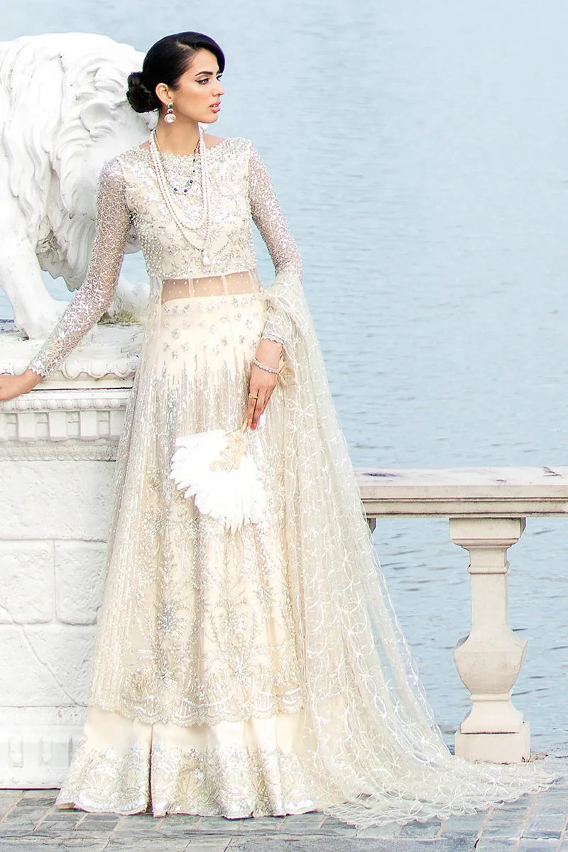 Ember TDL22-04 | Mushq Serendipity Trousseau De Luxe 2022 Luxury Wedding Collection | Embroidered Net Suits