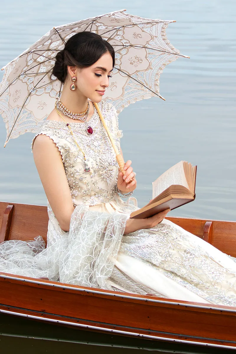 Ember TDL22-04 | Mushq Serendipity Trousseau De Luxe 2022 Luxury Wedding Collection | Embroidered Net Suits
