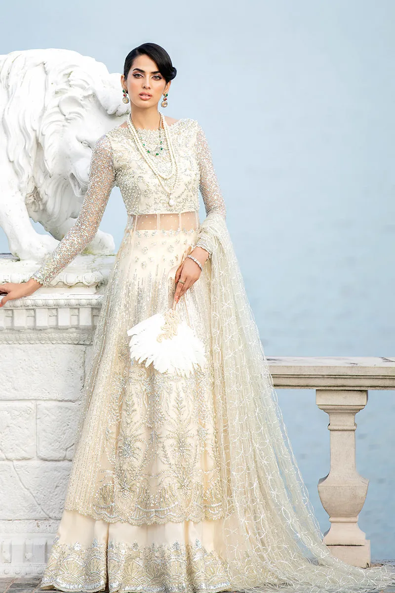 Ember TDL22-04 | Mushq Serendipity Trousseau De Luxe 2022 Luxury Wedding Collection | Embroidered Net Suits