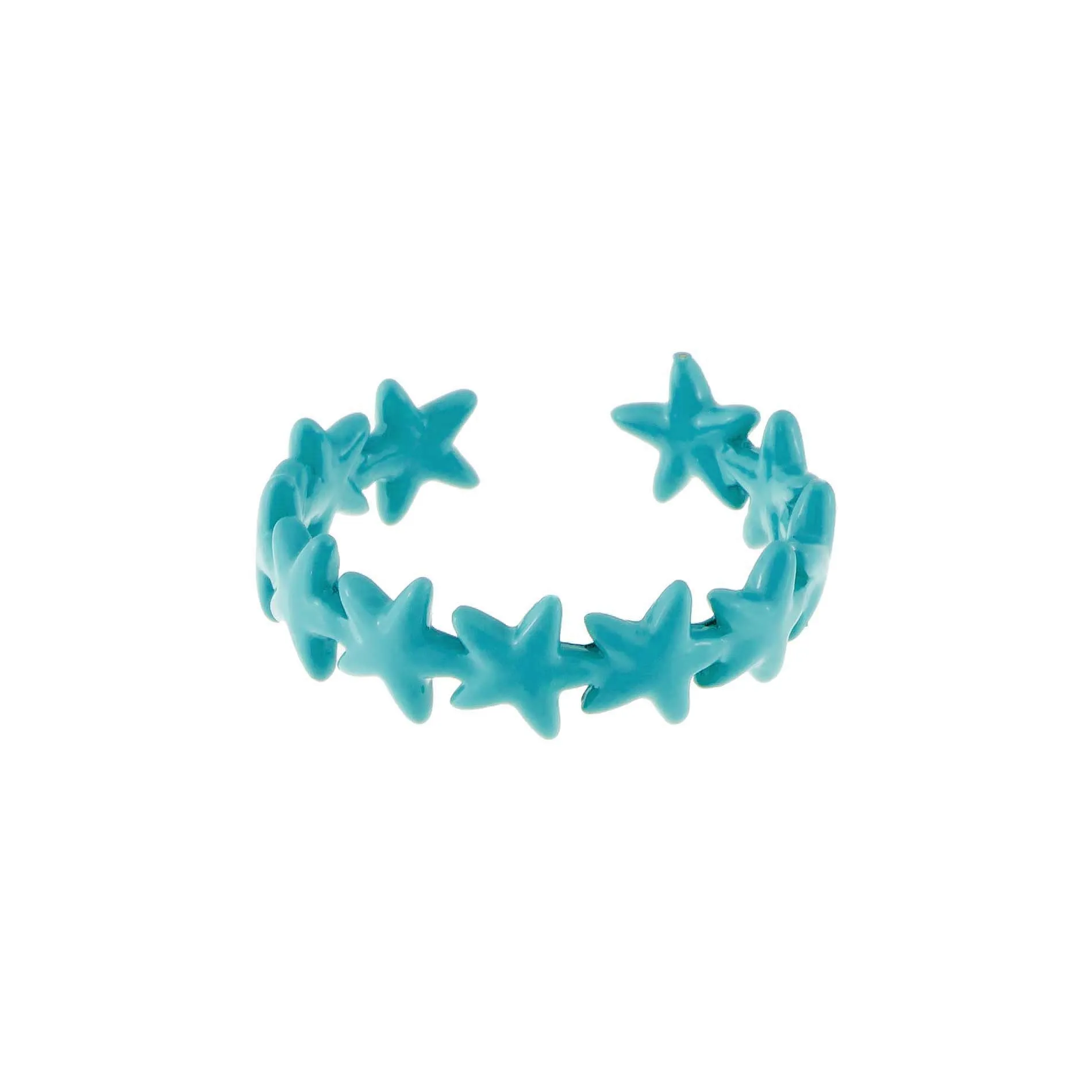 Enamel Multi Star Ring