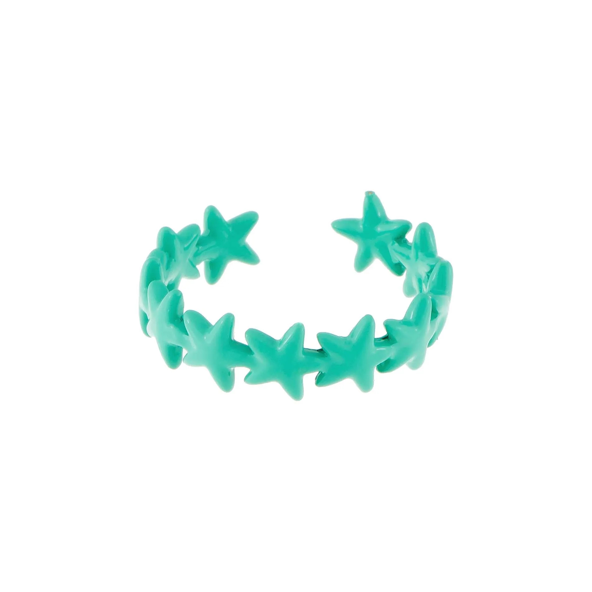Enamel Multi Star Ring