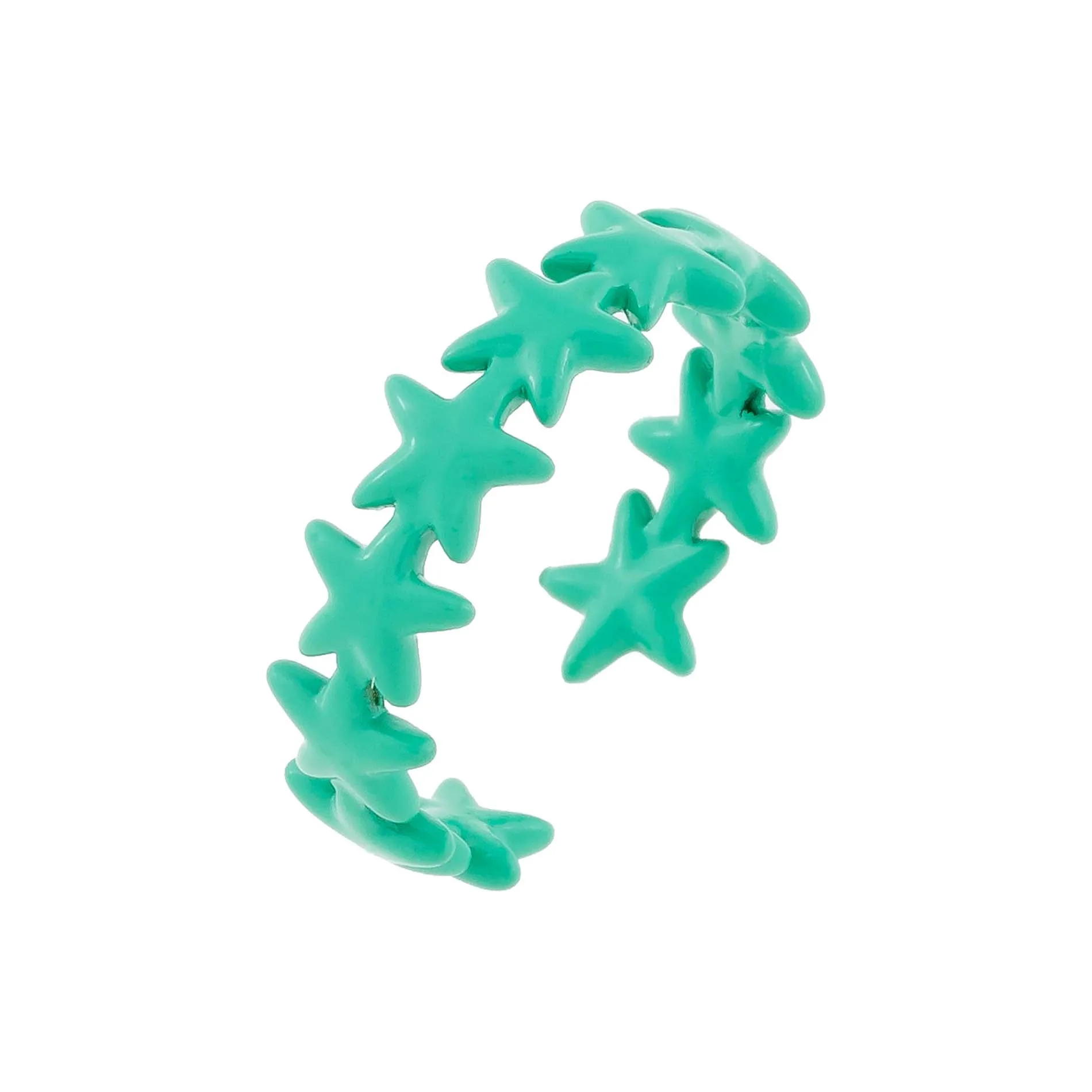 Enamel Multi Star Ring