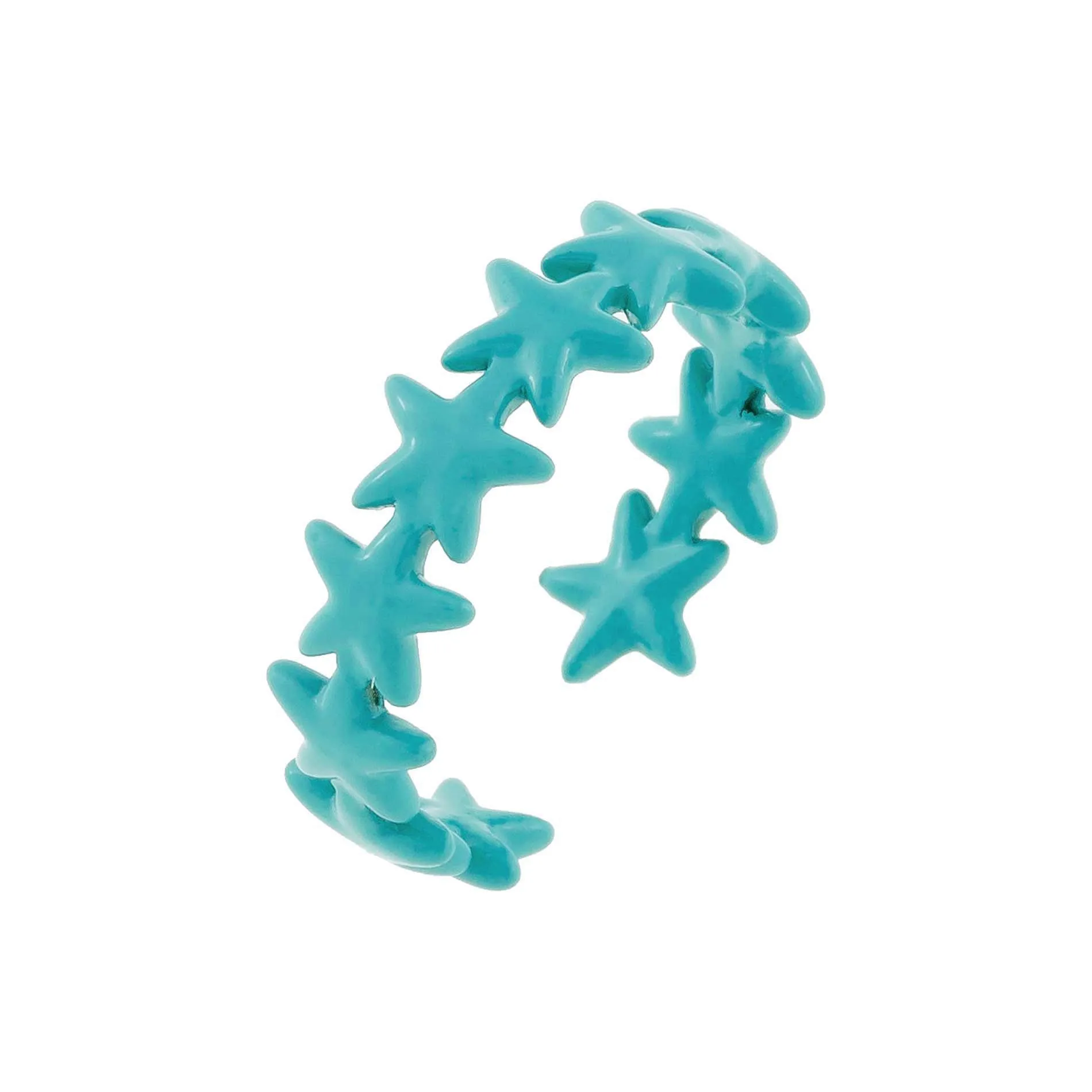 Enamel Multi Star Ring