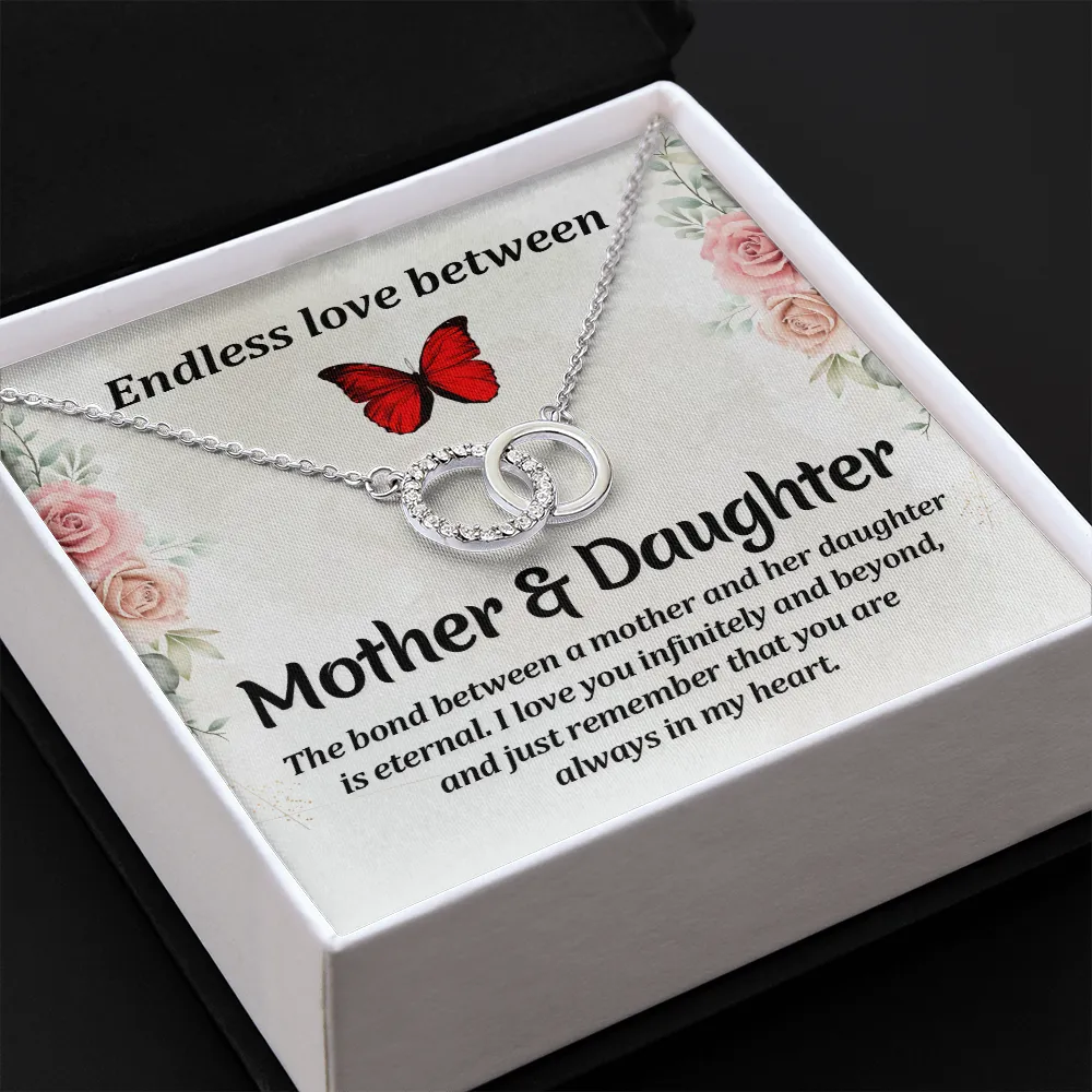 Endless love-Perfect Pair Mother & Daughter Necklace