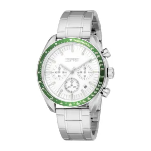 Esprit Men's 42mm Porter Fashion Silver Dial Watch