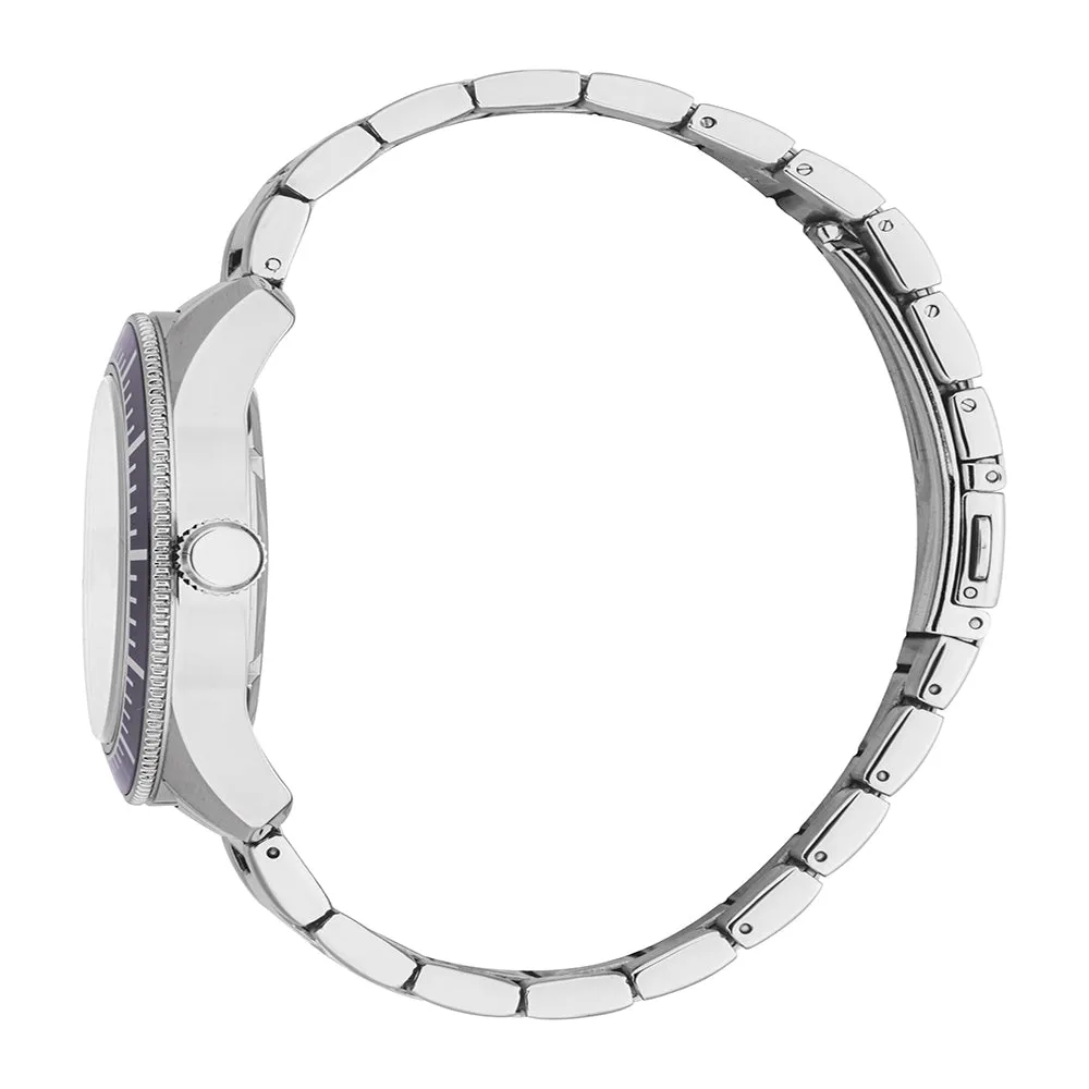 Esprit Men's 43mm Greyson Fashion Silver Dial Watch