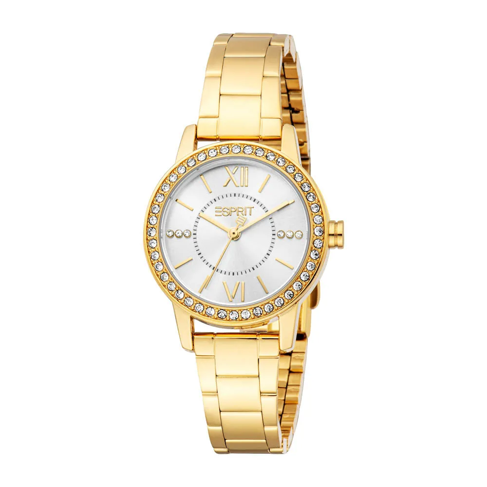 Esprit Women's 30mm Daisy Fashion Silver Dial Watch