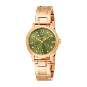 Esprit Women's 30mm Skylar Fashion Olive Dial Watch