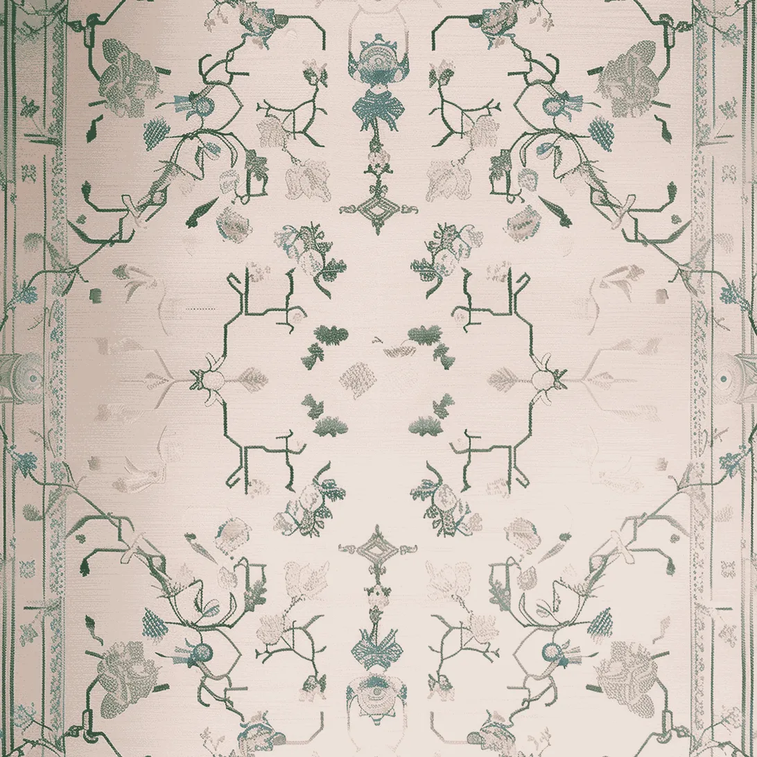 Ethereal Vine Hand Tufted Rug
