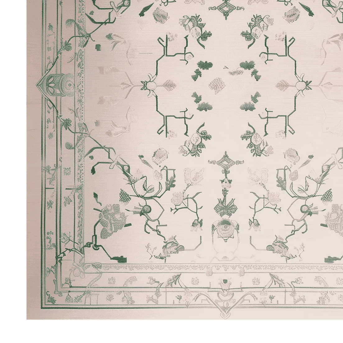 Ethereal Vine Hand Tufted Rug