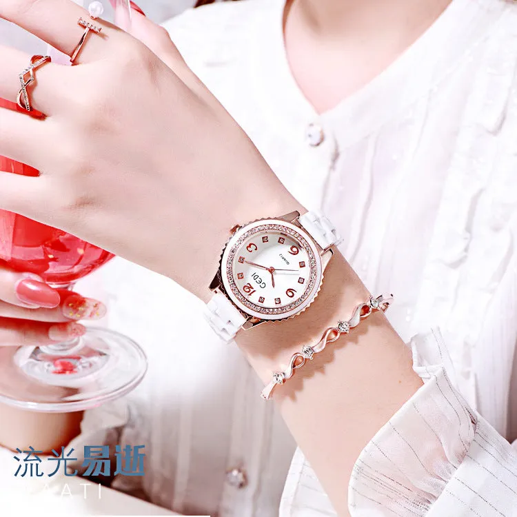 Fashion Ceramic Strap Women's Watch