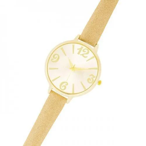 Fashion Watch With Leather Band (pack of 1 ea)