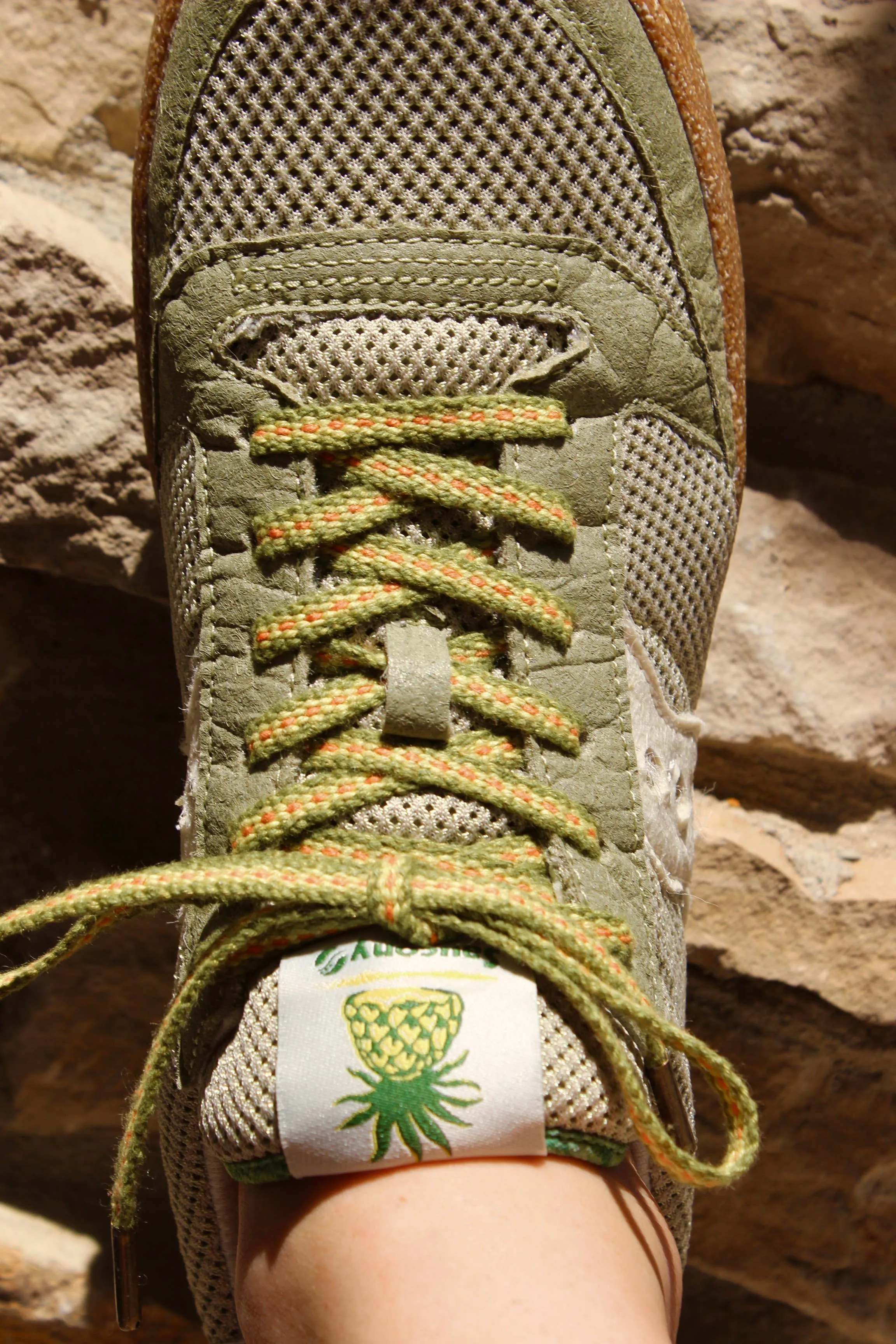 Flower Shoelace Weaving Kit, Sage Green