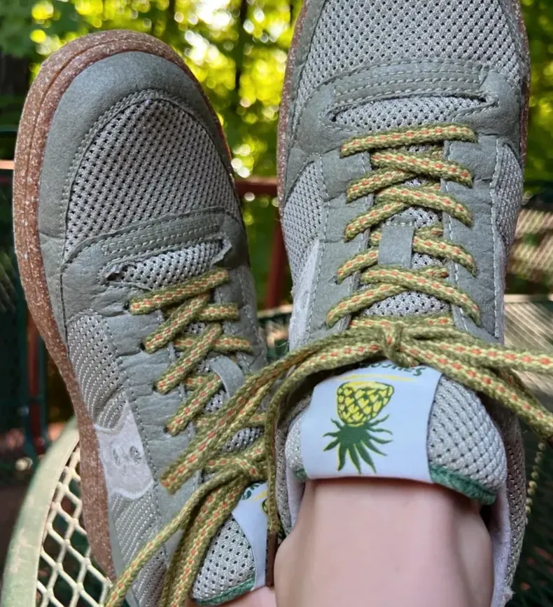 Flower Shoelace Weaving Kit, Sage Green
