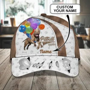 Flying Pitbull - Personalized Name Cap  - Loop - H9h3-383