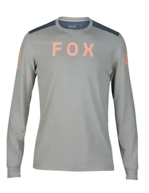 Fox RANGER DR LS JERSEY AVIATION - Vintage Grey
